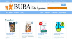 Desktop Screenshot of buba-trgovina.si